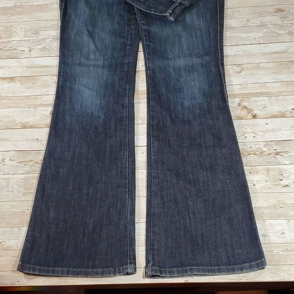 Joe's‎ Jeans Sz 29 Rocker Style Thompson Wash Boot Cut Faded Dark Wash - Picture 6 of 13